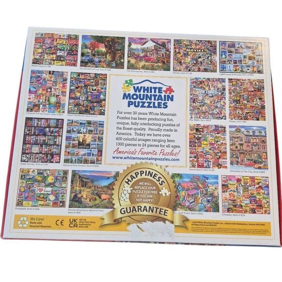 White Mountain Fireworks by Steve Crisp 1000 pc Jigsaw Puzzle , Damaged Box - Picture 10 of 10